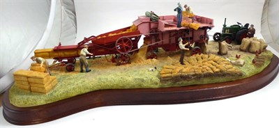 Lot 59 - Border Fine Arts 'The Threshing Mill', model No. B0361 by Ray Ayres, Millennium limited edition...