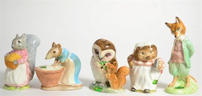 Lot 94 - Beswick Beatrix Potter Figures Comprising: 'Anna Maria', 'Foxy Whiskered Gentleman', first version