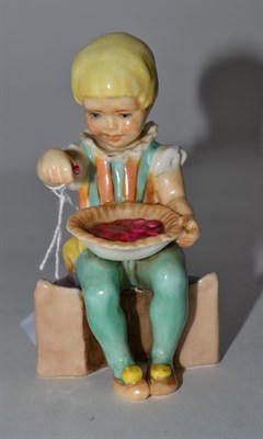 Lot 161 - A Royal Worcester figure ";Little Jack Horner"