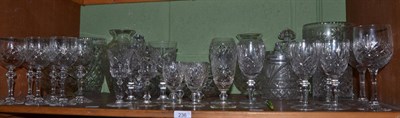 Lot 236 - A group of 19th century and later cut and pressed glass