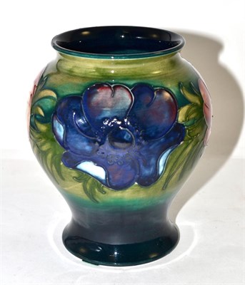 Lot 364 - A Walter Moorcroft Anemone pattern vase