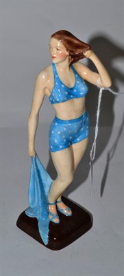 Lot 442 - Doris Lindner for Minton china figure ";The Bather"