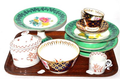 Lot 475 - Comports and tea ware