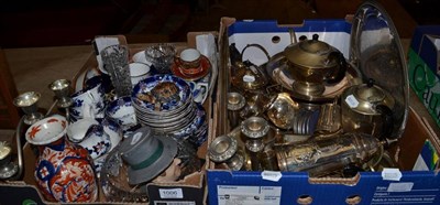 Lot 1006 - A quantity of china, glassware and plated ware