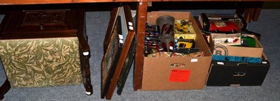 Lot 1023 - Model cars, pictures, piano stool etc