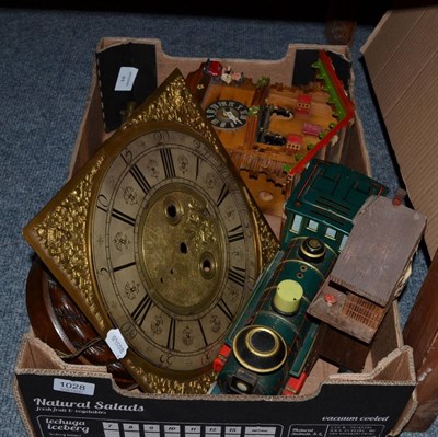 Lot 1028 - An 18th century longcase clock brass dial signed Jno Meredeth, Carlisle, three modern wall...