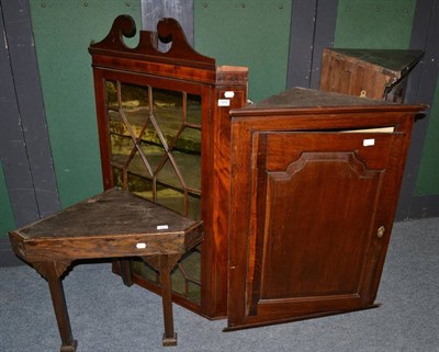 Lot 1069 - Three corner cupboards