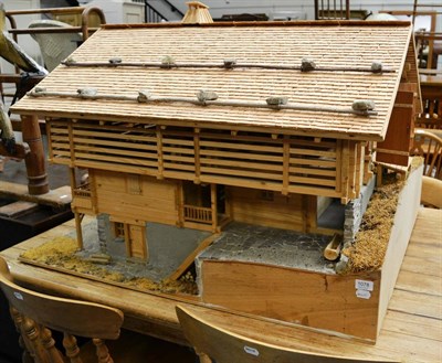 Lot 1078 - A scale model of Ferme Saboyard, an Italian Farmstead