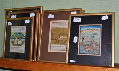 Lot 1136 - A group of eight 20th century Indian framed watercolours