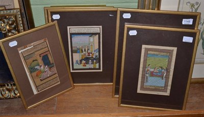 Lot 1148 - A group of nine 20th century Indian framed watercolours