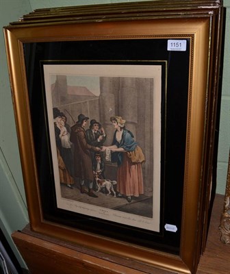 Lot 1151 - Six Cries of London engravings