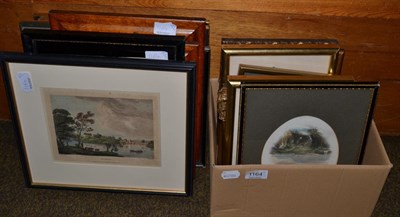 Lot 1164 - A group of various 19th century coloured engravings, prints and Baxter proofs etc (qty)