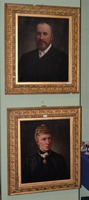 Lot 1179 - 19th century school, a portrait of Samuel John Merrick J.P. (1845-1919), oil on canvas together...