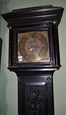 Lot 1196 - An 18th century longcase clock