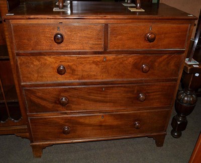 Lot 1204 - George III four height chest of drawers