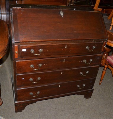 Lot 1212 - A mahogany bureau