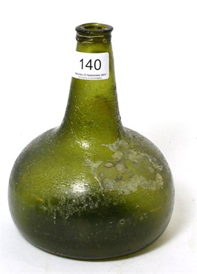 Lot 140 - An 18th century green bottle