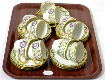 Lot 169 - A group of Haviland Limoges coffee cups and saucers