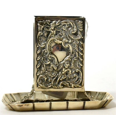 Lot 183 - A late Victorian silver matchbox holder