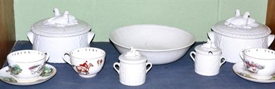 Lot 224 - Royal Worcester gourmet oven china blanc de chine wares and others (10)