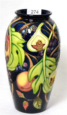 Lot 274 - A Moorcroft Queen's Choice pattern vase, designed by Emma Bossons, shape 393/10, 25cm high