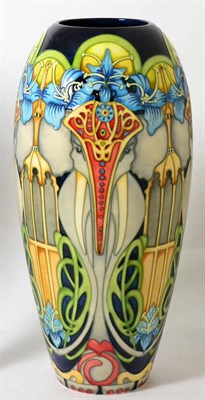 Lot 278 - A Moorcroft pottery vase in the Dasara pattern by Kerry Goodwin, numbered 88/200, dated 2004,...