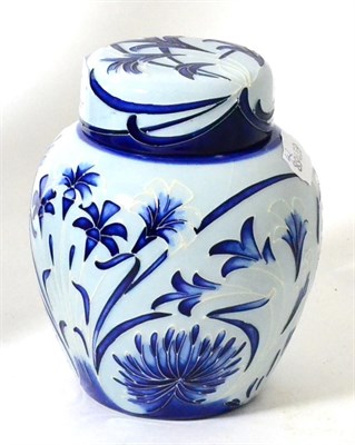 Lot 281 - A Moorcroft pottery Midnight pattern ginger jar, shape 769/6 dated 2002, 15cm high