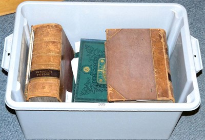 Lot 309 - The Library Shakespeare, VI volumes, green cloth covers, litho. plates; with Imperial...