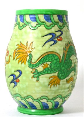 Lot 318 - Crown Ducal vase designed by Charlotte Rhead