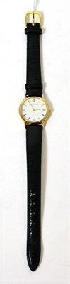 Lot 373 - A 9 carat gold Bueche Girod lady's wristwatch