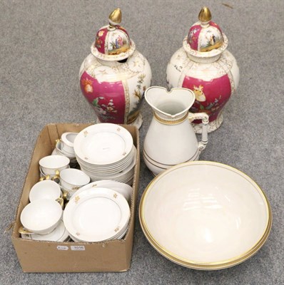 Lot 1016 - A Japanese gilt decorated part dinner service