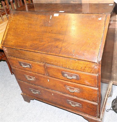 Lot 1070 - A George III bureau