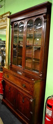 Lot 1225 - A secretaire bookcase