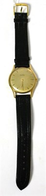 Lot 42 - A 9ct gold wristwatch, signed Kered