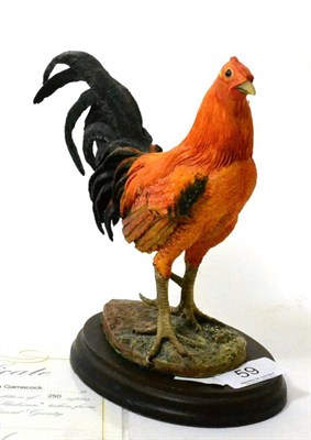 Lot 59 - Cotswold Studio Arts 'Old English Gamecock', model No. CSA 067R by David Geenty, limited...