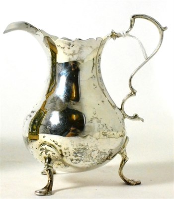 Lot 117 - A silver jug