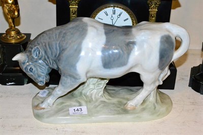 Lot 143 - A large Royal Copenhagen model of a bull