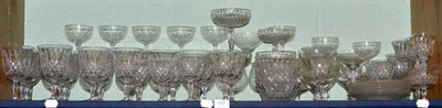 Lot 157 - A quantity of cut glass drinking glasses etc