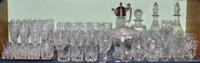 Lot 159 - A collection of glass including Waterford, Stuart, Webb, etc