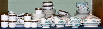 Lot 169 - Royal Doulton Harlow pattern part dinner service together with Booths Dragon ware part dinner...