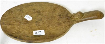 Lot 377 - A Mouseman cheeseboard