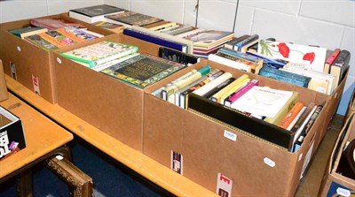 Lot 1005 - Six boxes of various reference books including gardening, photography etc