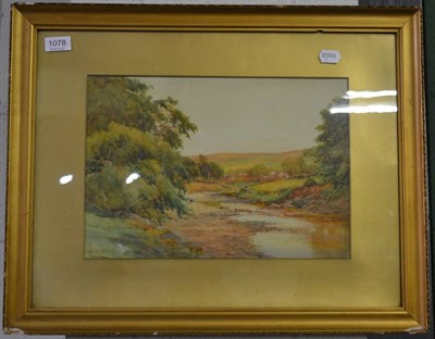 Lot 1078 - Harry Sticks (1867-1938) the view from St John's Chapel, watercolour, signed