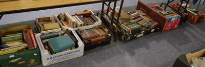 Lot 1079 - A quantity of volumes including Kipling, Dickens, HG Wells, modern fiction etc (10 boxes)