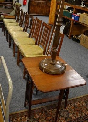 Lot 1096 - A set of four late Victorian carved rosewood drawing room chairs, Mundos Bentwood chair, small...