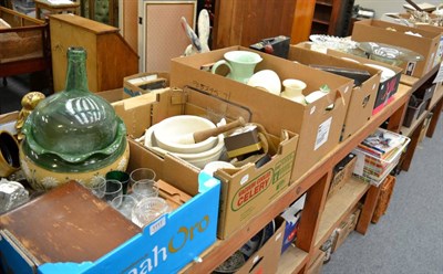 Lot 1111 - A large quantity of assorted 20th century glass, ceramics and other items (in fifteen boxes)