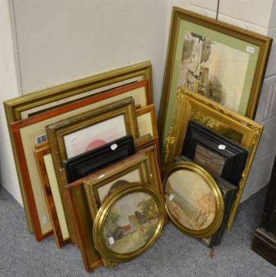 Lot 1146 - A quantity of prints, watercolours and oils etc