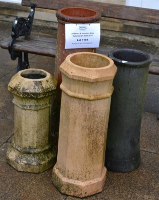 Lot 1193 - A group of four chimney pots