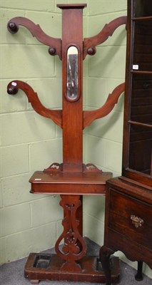 Lot 1288 - Victorian mahogany hall stand