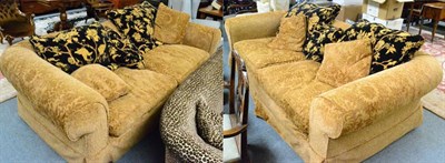 Lot 1327 - A pair of Tedrad sofas